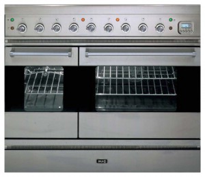 Kitchen Stove ILVE PD-90BL-MP Stainless-Steel Photo review