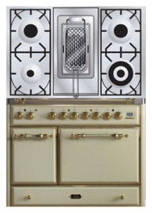 Кухонная плита ILVE MCD-100RD-MP Antique white Фото обзор