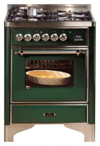 Кухонная плита ILVE M-70D-MP Green Фото обзор