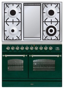 Estufa de la cocina ILVE PDN-100F-MW Green Foto revisión