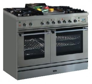 Estufa de la cocina ILVE PD-100BL-MP Stainless-Steel Foto revisión