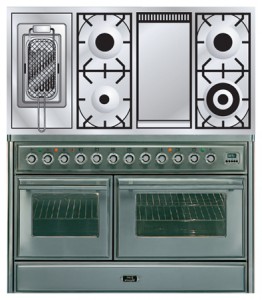 Estufa de la cocina ILVE MTS-120FRD-MP Stainless-Steel Foto revisión