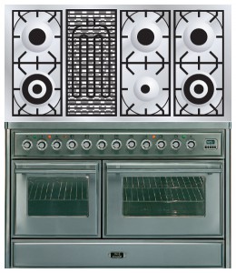 Estufa de la cocina ILVE MTS-120BD-MP Stainless-Steel Foto revisión