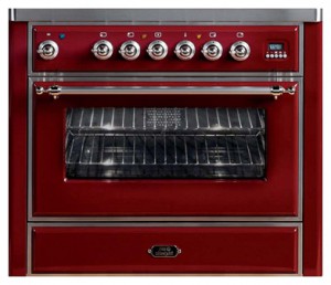 Kitchen Stove ILVE M-90-MP Red Photo review