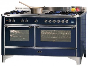 厨房炉灶 ILVE M-150F-VG Blue 照片 评论