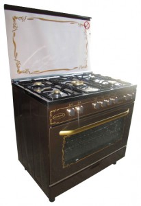 Kitchen Stove Fresh 90x60 NEW JAMBO brown st.st. top Photo review
