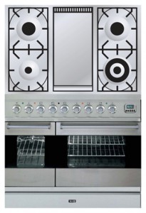Kitchen Stove ILVE PDF-90F-VG Stainless-Steel Photo review