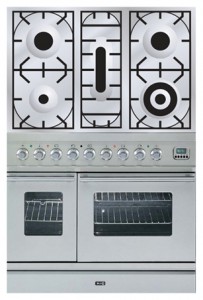 Estufa de la cocina ILVE PDW-90-MP Stainless-Steel Foto revisión