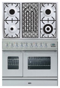 Кухонная плита ILVE PDW-90B-VG Stainless-Steel Фото обзор