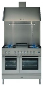 Estufa de la cocina ILVE PDW-1006-VG Stainless-Steel Foto revisión