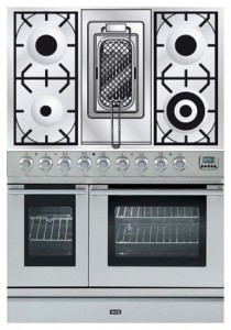 Kitchen Stove ILVE PDL-90R-MP Stainless-Steel Photo review