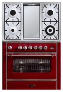 Kitchen Stove ILVE M-90FD-VG Red Photo review