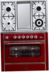 best ILVE M-90FD-VG Red Kitchen Stove review