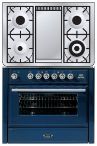 Soba bucătărie ILVE MT-90FD-VG Blue fotografie revizuire