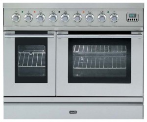 Kitchen Stove ILVE PDL-90B-MP Stainless-Steel Photo review
