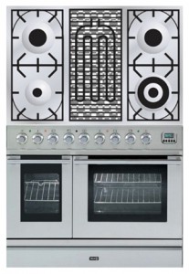 Kitchen Stove ILVE PDL-90B-VG Stainless-Steel Photo review