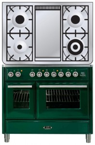 Estufa de la cocina ILVE MTD-100FD-E3 Green Foto revisión