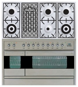 Кухонная плита ILVE PF-120B-VG Stainless-Steel Фото обзор