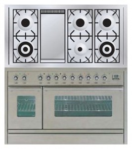 Dapur ILVE PSW-120F-MP Stainless-Steel foto semakan