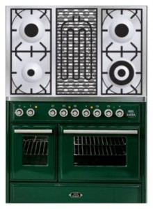 Estufa de la cocina ILVE MTD-100BD-E3 Green Foto revisión