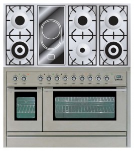 Кухонная плита ILVE PL-120V-VG Stainless-Steel Фото обзор