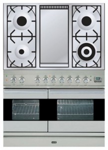 Kitchen Stove ILVE PDF-100F-VG Stainless-Steel Photo review