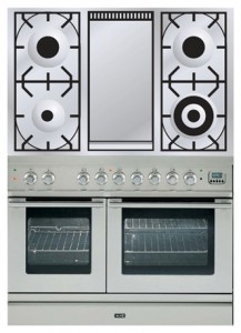 Estufa de la cocina ILVE PDL-100F-VG Stainless-Steel Foto revisión