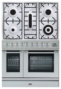 Kitchen Stove ILVE PDL-90-VG Stainless-Steel Photo review
