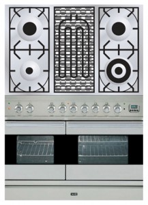 Kitchen Stove ILVE PDF-100B-VG Stainless-Steel Photo review