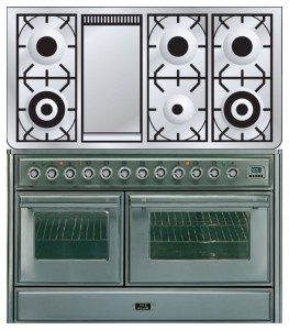 Estufa de la cocina ILVE MTS-120FD-VG Stainless-Steel Foto revisión
