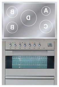 Kitchen Stove ILVE PFI-90-MP Stainless-Steel Photo review