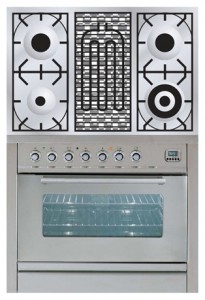 Кухонная плита ILVE PW-90B-VG Stainless-Steel Фото обзор