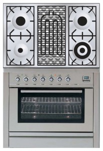 Kitchen Stove ILVE PL-90B-VG Stainless-Steel Photo review