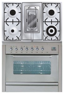 Kitchen Stove ILVE PW-90R-MP Stainless-Steel Photo review
