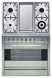 Kitchen Stove ILVE P-90F-VG Stainless-Steel Photo review