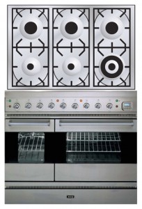 Estufa de la cocina ILVE PD-906-VG Stainless-Steel Foto revisión