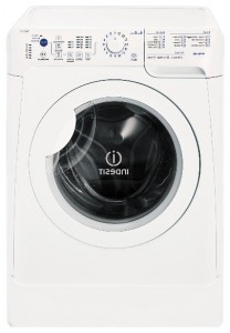 Máquina de lavar Indesit PWSC 6108 W Foto reveja