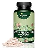 Integratore di FERRO Vegavero | 14 mg | Forma GLUCONATO per una Migliore Tollerabilità | con Acido Folico, Vitamina C e Vitamine B | Riduzione Stanchezza e Anemia | 120 capsule | Vegan Foto, miglior prezzo EUR 25,90 nuovo 2025