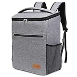 Lifewit 30 Litri Borsa Termica Porta Pranzo Borsa Frigo Isoterma per Alimenti Mantenere Caldo o Freddo per PIC-nic/All'aperto/Barbecue/Campeggio/Eventi Sportivi (Grigio Zaino) Foto, miglior prezzo EUR 47,99 nuovo 2025