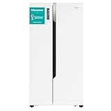 Hisense RS670N4HW1 - Frigorífico Side By Side, Puerta Americana, Total No Frost, Capacidad Neta 516 L, 1,78 m Alto, Botellero, Silencioso, Blanco Foto, mejor precio 549,99 € nuevo 2025