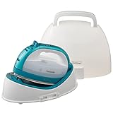 Panasonic Cordless Iron, Portable 360-Degree Freestyle Dry/Steam Iron with Precision Tips and Stainless Steel Soleplate, Anti-Calc and Anti-Drip, Power Base and Carrying/Storage - NI-QL1000G (Teal) Photo, best price $117.54 new 2025