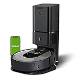 Aspirateur robot connecté iRobot® Roomba® i7556 - Système d’autovidage - 2 brosses caoutchouc - Cartographie, mémorise, s’adapte - Nettoyage par objet - Compatible Braava jet m6 et assistants vocaux Photo, meilleur prix  nouveau 2025