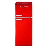 Galanz GLR46TRDER Mini Fridge with Dual Door, Adjustable Mechanical Thermostat with True Freezer, 4.6 Cu.Ft, Red Photo, best price $349.99 new 2025