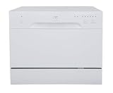 SPT SD-2213W ENERGY STAR Compact Countertop Dishwasher - Portable Dishwasher with Stainless Steel Interior and 6 Place Settings Rack Silverware Basket for Apartment Office And Home Kitchen, White Photo, best price $439.97 new 2025