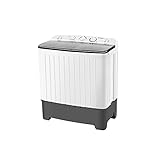 BANGSON Portable Washing Machine, 17.6 lbs Washer(11Lbs) and Spinner(6.6Lbs), Mini Compact Twin Tub Washing Machine, Washer and Dryer Combo, Timer Control with Soaking Function(20mins), For Dorms, Apartments, RVs (Black&White) Photo, best price $152.99 new 2025