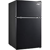 Arctic King 3.2 Cu Ft Two Door Mini Fridge with Freezer, Black + a Dozen of Cleaning Clothes with Clear Storage by Fat House Distributors Photo, best price $204.00 new 2025