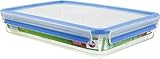 Emsa 508545 Boîte alimentaire rectangulaire avec couvercle, 2.6 Litres, Transparent/bleu, Clip & Close Photo, meilleur prix 8,03 € nouveau 2025