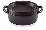 Le Creuset Cacerola Doufeu de hierro fundido, Ovalada, Ø 32 cm, Apto para todas las fuentes de calor, incl. inducción, Negro mate Foto, mejor precio 391,64 € nuevo 2025