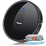 Aspirateur Robot, Bagotte 3 en 1 Mince Silencieux Robot Aspirateur Laveur, 6 Nettoyage Modes, 2600mAh Batterie, Auto-Recharge Aspirateur Robotique, Idéal pour Les Poils d'animaux, Les Tapis Photo, meilleur prix  nouveau 2025