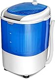 COSTWAY Portable Mini Washing Machine with Spin Dryer, Washing Capacity 5.5lbs, Electric Compact Laundry Machines Durable Design Washer Energy Saving, Rotary Controller Photo, best price $105.99 new 2025